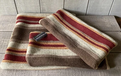Rizzy Home Pillow Covers Wool Kilim Striped Set/3 - Image 1 of 4