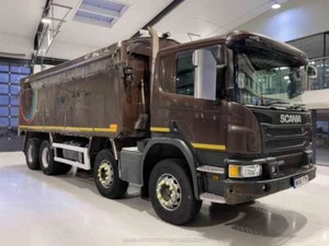 Scania P370 Tipper 32 Tonne. 8X4, Euro 6, Manual Gearbox, Exhaust Brake - Picture 1 of 24