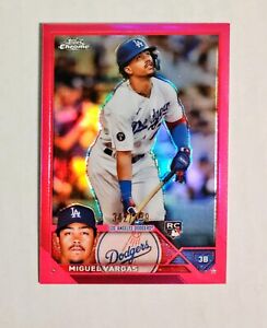 MIguel Vargas 2023 Topps Chrome RC #161 Rookie MAGENTA REFRACTOR 342/399 Q4