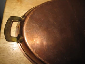 Spring Culinox Inox 18/10 Made in Switzerland 84/85 Copper Au Gratin Pan 16X9 - Picture 1 of 11