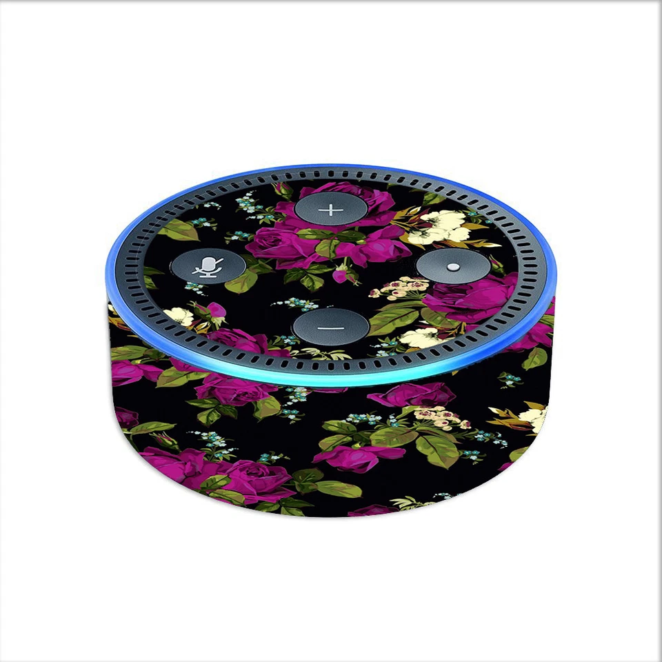 Skin Decal for Amazon Echo Dot (2nd gen) / Rose Floral Trendy - Image 1 of 1