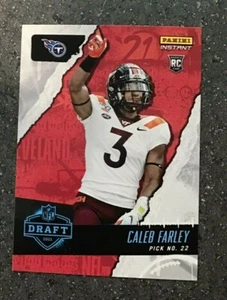 2021 Panini Instant Draft Night Caleb Farley RC Rookie FREE Shipping - Picture 1 of 1