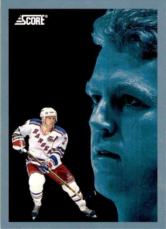 1992-93 Score Canadian Brian Leetch #491 - Image 1 of 2