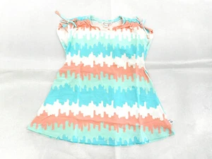 Girls Art & Eden 4-Way-Stretch Wave Striped Dress Sizes 2, 3, 4 ,5, 6, 6X, 8,&10 - Picture 1 of 4