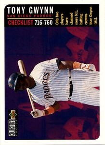 1996 Collector's Choice #760 Tony Gwynn