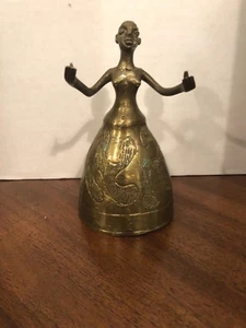 Antique Akan Ashanti Cast Bell - Ghana Women African - Picture 1 of 8