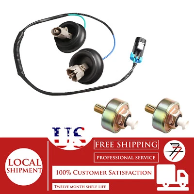Knock Sensor With Harness Pair Kit Fit 1999-2007 GMC Sierra 1500 4.3L 5.3L - Imagem 1 de 4