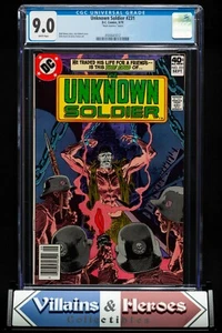 Unknown Soldier #231 ~ CGC 9.0 ~ "Mark Jewelers" insert ~ Kubert cvr ~ DC (1979) - Picture 1 of 2