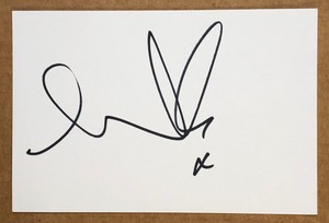 Nicola Roberts signed card 15x10cm Girls Aloud - *Genuine*