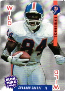 Shannon Sharpe Denver Broncos Ditka's Pick NFL 1994 Playing Card Series - Picture 1 of 4