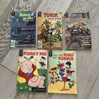 Lot Of 5 Gold Key Comic Books Porky Pig, Turok, Grimms, Road Runner, Believe It