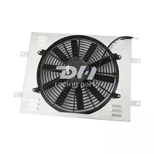 Aluminum Shroud&14''Fan For Radiator 1984-95 Toyota 4 Runner Pickup SR5 DLX 2.4L - Foto 1 di 12