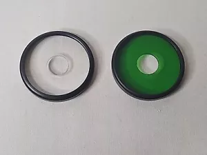 HOYA 49MM COLOR-SPOT GREEN SCREW IN FILTER AND GECO Center Focus 49mm - Japan - Picture 1 of 3