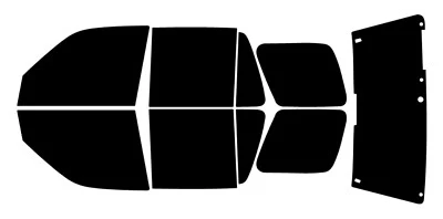 车窗色调适用于本田 CR-V SUV 1997 - 2001 年预切纳米陶瓷汽车膜套件 — 第 1/4 张图片