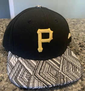 Sombrero de los Piratas de Pittsburgh Snapback New Era 9Fifty ala de diseñador elegante - Imagen 1 de 6