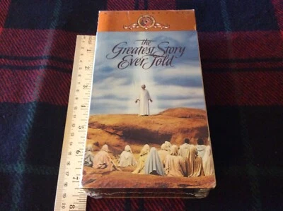 FACTORY SEALED~The Greatest Story Ever Told~Double VHS~Charlton Heston~Classic! Foto 1 de 4