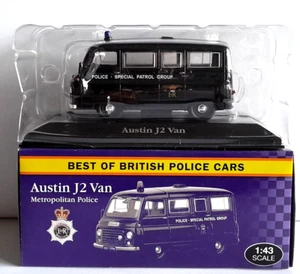[102] Die cast Atlas - Austin J2 Van - British police cars - 1/43 - Foto 1 di 1