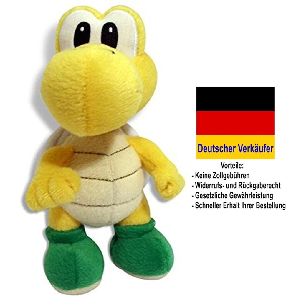 Super Mario Feuer-Mario Plüschtier – Offizielles Kuscheltier 24 Cm | Flauschig & Detailreich | Sammlung Figur
