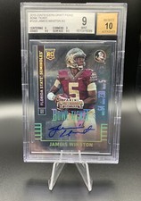 /99 Jameis Winston 2015 Panini Contenders Playoff Bowl Ticket Auto RC BGS 9 READ