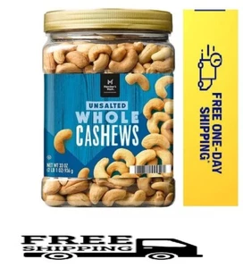 Member's Mark Unsalted Whole Cashews (33 oz.) FRESH Free Shipping - Picture 1 of 7