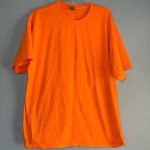 Men’s bright orange/safety orange short sleeve top size 2 XL - Picture 1 of 6