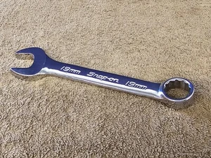 Snap-on Combination Wrench 19mm Metric Stubby Short Flank Drive OEXM19B USA NEW - Picture 1 of 9