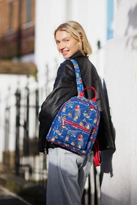 Signare Tapestry Blue Paddington Bear Rucksack Freizeitrucksack für Damen - Bild 1 von 4