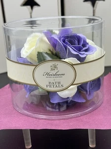 PÉTALOS DE BAÑO PERFUMADOS ROSA RELIQUIA (12) COLECCIÓN PASAPORTE LAVANDA BLANCO NUEVO - Imagen 1 de 9