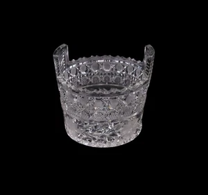 American Brilliant Cut Glass Intaglio Daisy Pattern Ice Bucket - Picture 1 of 3