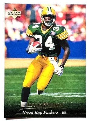 EDGAR BENNETT Green Bay Packers 1995 Upper Deck Football Card #67 - Image 1 of 2
