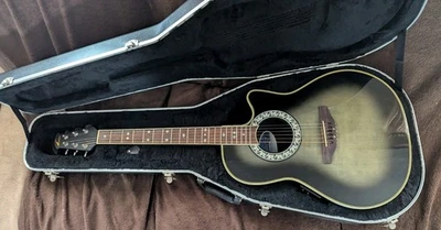 Guitarra Eléctrica Acústica Ovation CC68 Gris Ráfaga Country Barnwood Con Estuche Rígido Foto 1 de 4