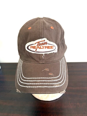 Gorra Team Realtree Envejecida Camionero Marrón Bordada Ajustada Paramount Foto 1 de 4