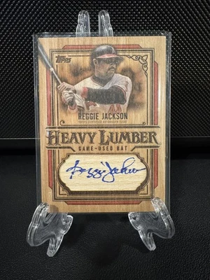 2025 TOPPS UPDATE: REGGIE JACKSON! ANGELS! HEAVY LUMBER AUTO RELIC !! #HLARU-RJ - Image 1 of 2