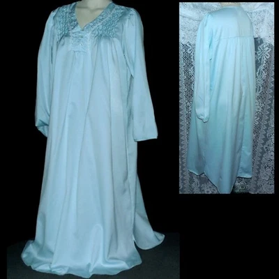 CAMISÓN PRÍSTINO MISS ELAINE BUSTO L 46" AZUL CEPILLADO PIEL SATINADO L S Foto 1 de 4