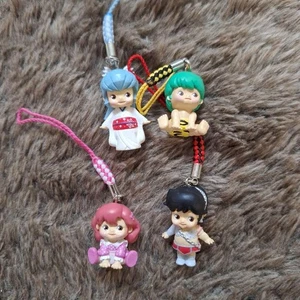 Urusei Yatsura kewpie kewsion figure key chain Lot 4 mascot Rumic Japan m636 - Picture 1 of 3
