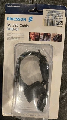 Ericsson RS 232 Cable DRS-01 DPY901227 Phonebook Manager/Wireless Modem Operat. - Image 1 of 4