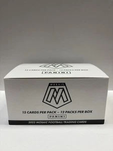 2022 Panini Mosaic Football Fat Pack Cello Box 12 Packs - Picture 1 of 4