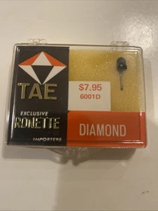 TAE Diamond Needle - 6001D For Euphonics - Vintage New - Picture 1 of 2
