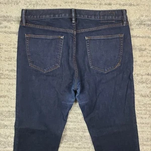 Banana Republic Jeans Mens 34x32 Slim Straight Dark Wash Blue Measure 33x30 - Picture 1 of 9