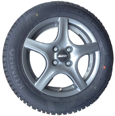 Winterräder smart 453 Alufelgen Alutec Grip grau Kumho WP52 RDKS Winterreifen - Bild 1 von 4