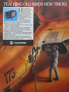 1989-1990 PUB HARRIS AEROSPACE AVIONICS ELECTRONICS F-14 EMUX IMS STARS FOG-M AD - Foto 1 di 1