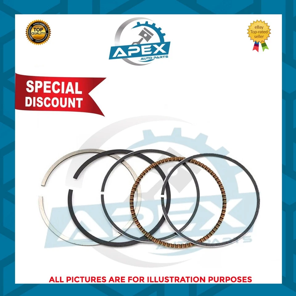 AUDI VW AZV BKD BDJ BDK BKP BMP BMR BMA BMM BMN BGW 2.0 DIESEL PISTON RINGS X 4 - Image 1 of 1