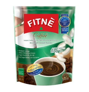 Fitne' Instant Coffee Mix Powder With White Kidney Bean Extract 20 Sachets / Set - Picture 1 of 3