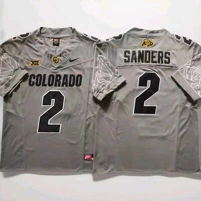 Nike Team 🔥 Shedeur Sanders 🔥 2024 Colorado Buffaloes NCAA 🏈 Jersey Men's LG - Image 1 of 4