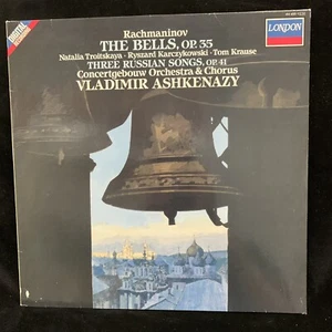 RACHMANINOV The Bells, Three Russian Songs - ASHKENAZY - LONDON ST LP 1986 - Picture 1 of 5