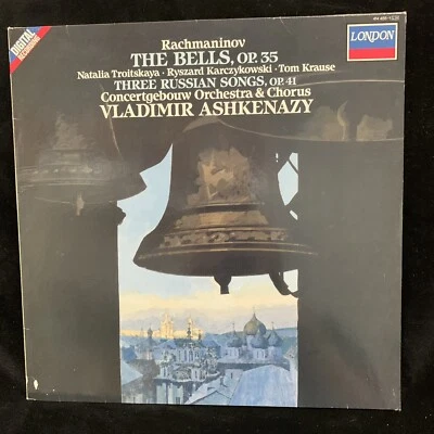 RACHMANINOV The Bells, Three Russian Songs - ASHKENAZY - LONDON ST LP 1986 - Image 1 of 4
