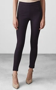 Reiss Tyne Skinny Fit Trousers Elastic Side Zip Navy Size UK6 NEW RRP£95 - Picture 1 of 12
