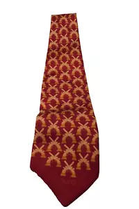Corbata revólver de seda vintage Gucci hecha en Italia - Imagen 1 de 7