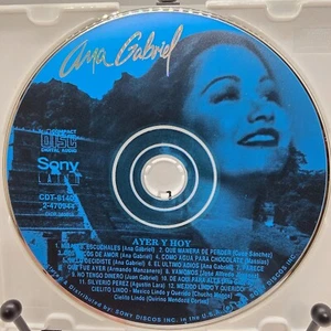 (DISC ONLY) Ayer Y Hoy by Ana Gabriel (CD, Aug-1994, Sony Music Distribution - Picture 1 of 1