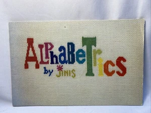 Alphabetrics by Jinis Needlepoint Booklet 1974 - Picture 1 of 5